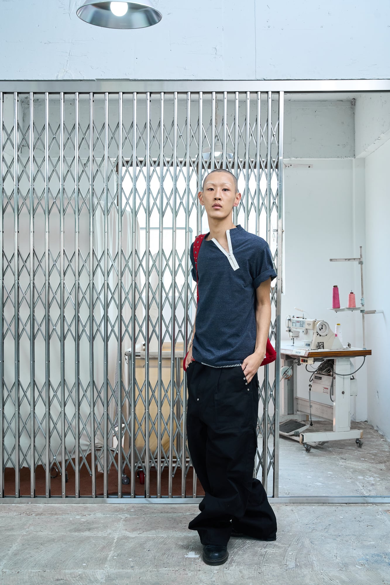 UL Zip T-Shirt 05 Navy