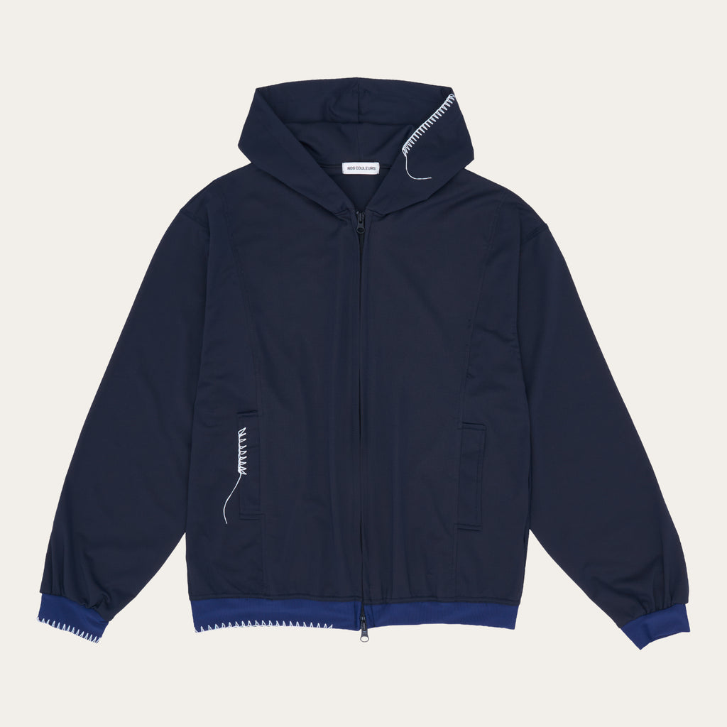 UL Mesh Zip Hoodie 02 Black