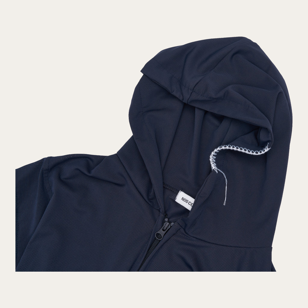 UL Mesh Zip Hoodie 02 Black