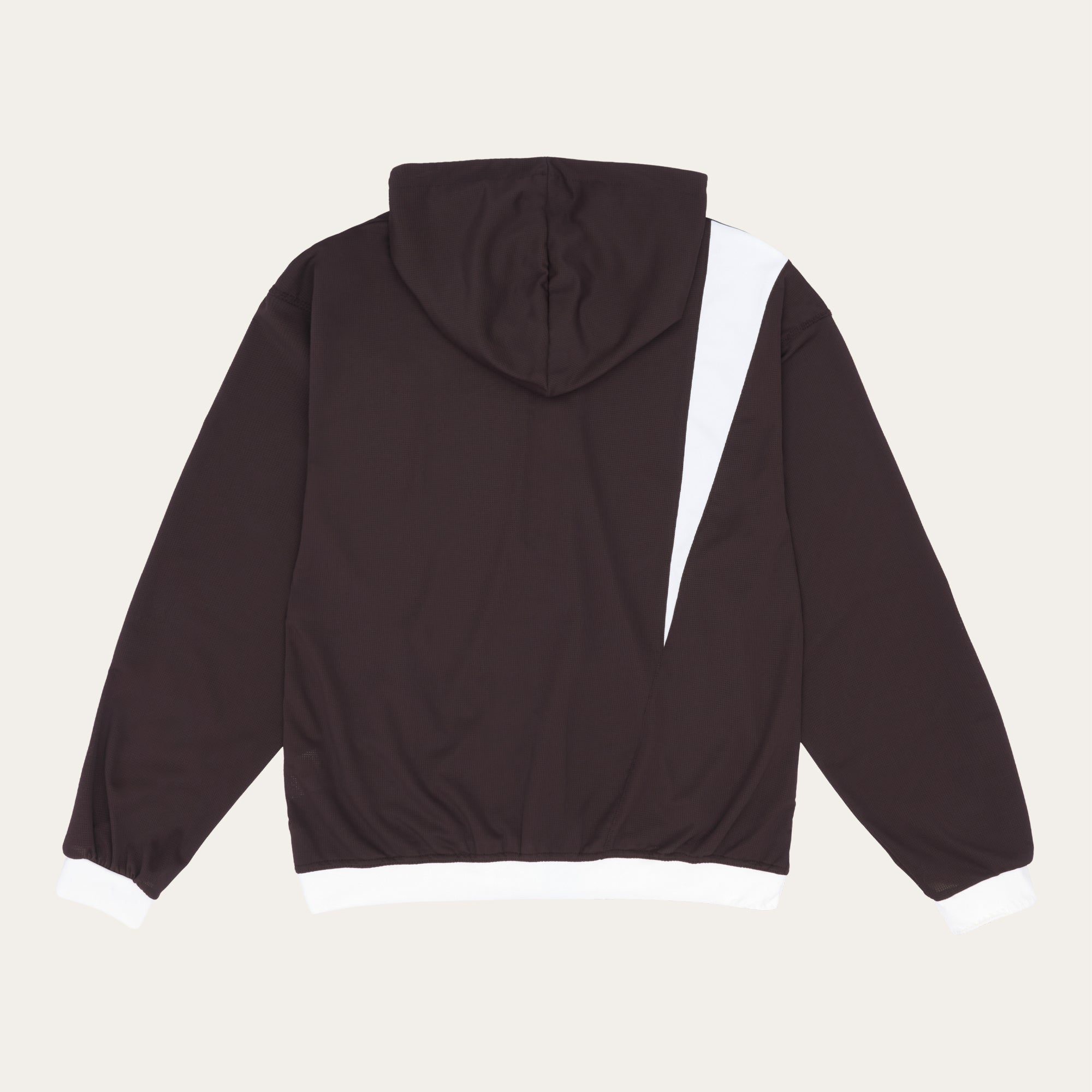 UL Mesh Zip Hoodie 02 Brown