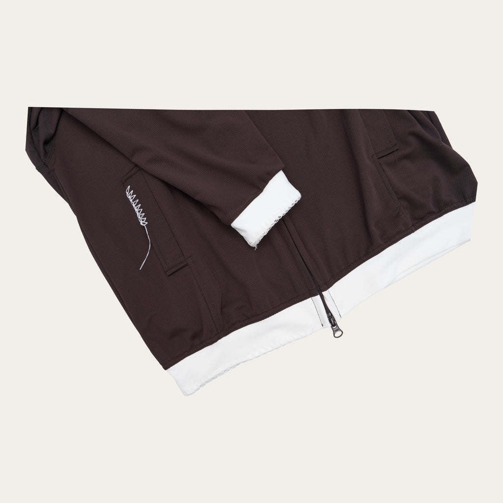 UL Mesh Zip Hoodie 02 Brown