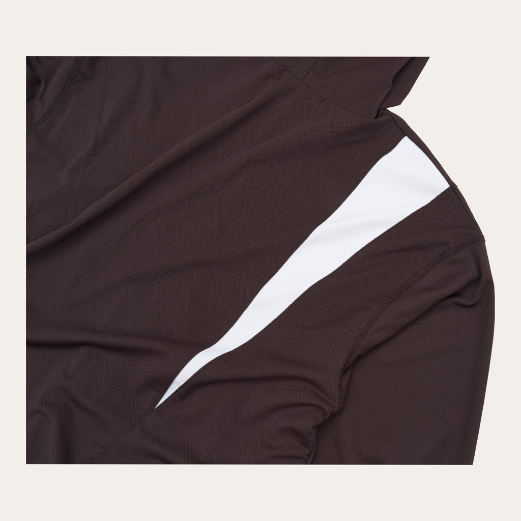 UL Mesh Zip Hoodie 02 Brown