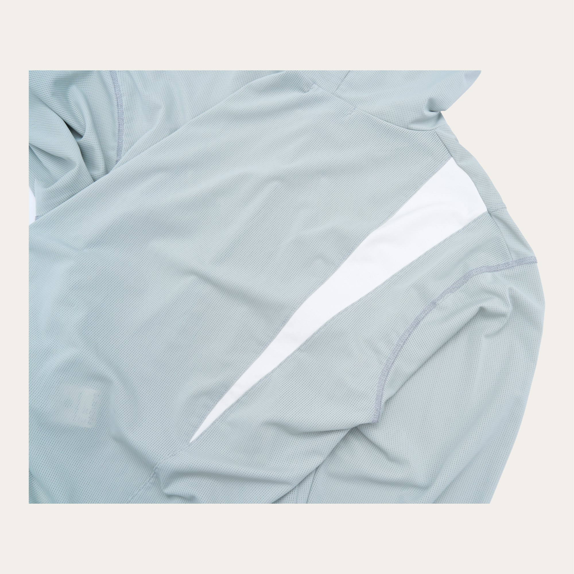 UL Mesh Zip Hoodie 02 Light Grey