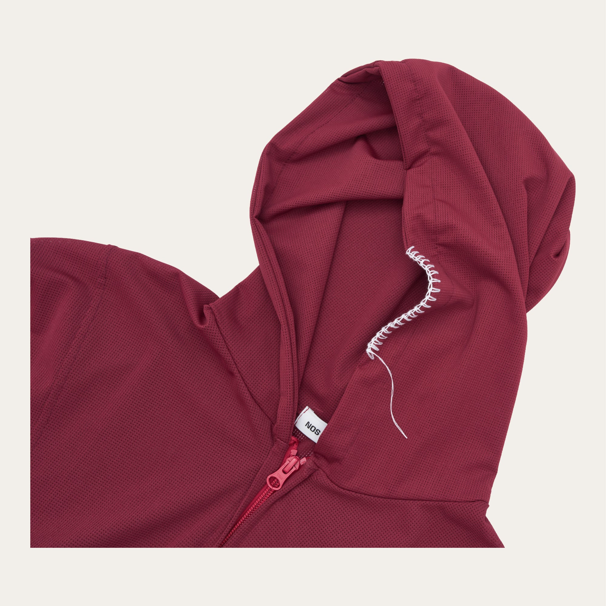 UL Mesh Zip Hoodie 02 Red