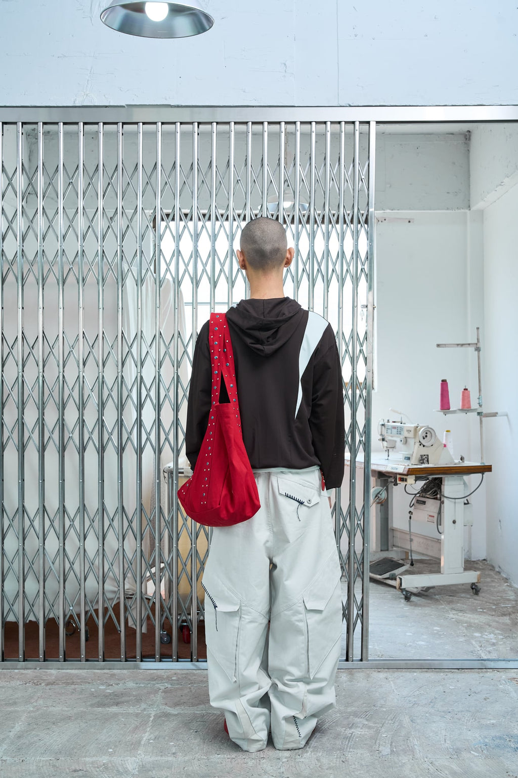 UL Mesh Zip Hoodie 02 Brown