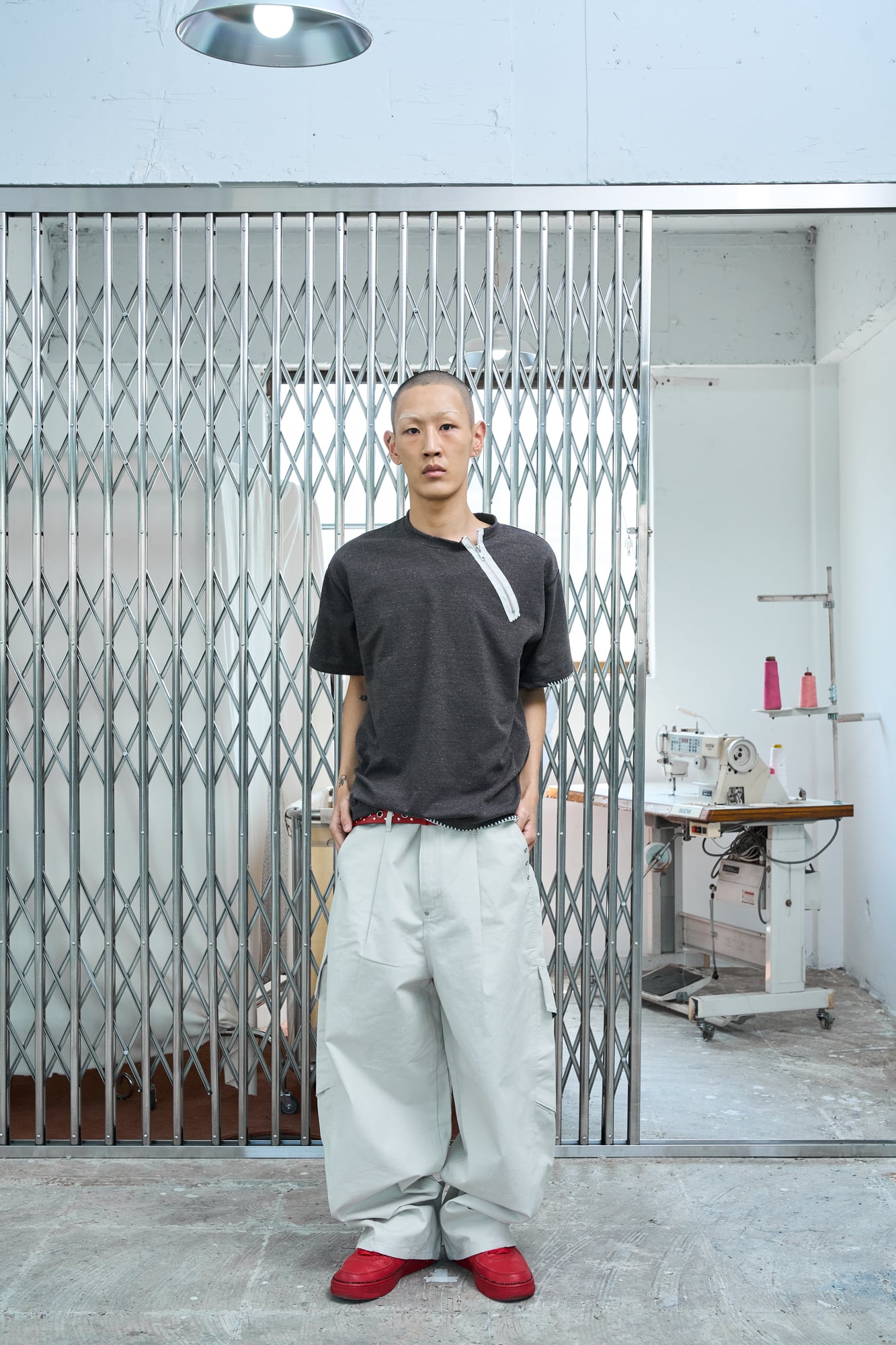 UL Cargo Pants 04 Light Grey