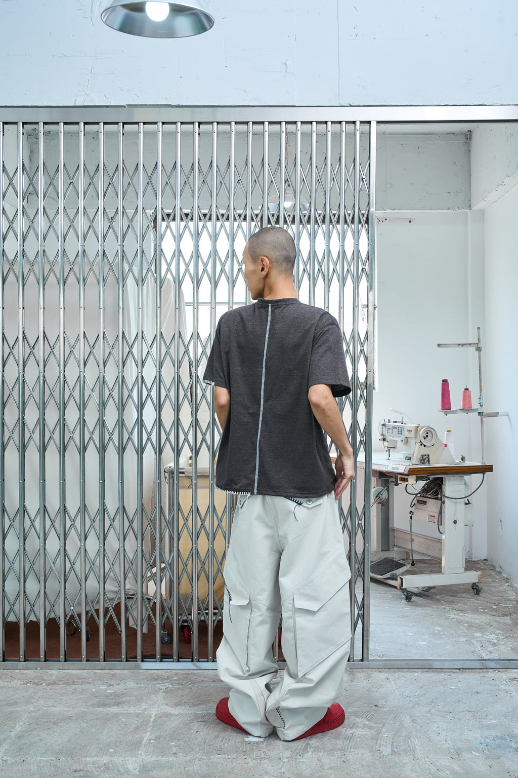 UL Cargo Pants 04 Light Grey