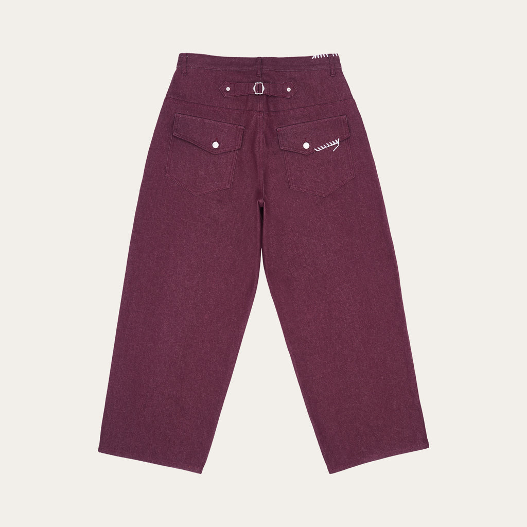 UL Denim Pants 05 Red