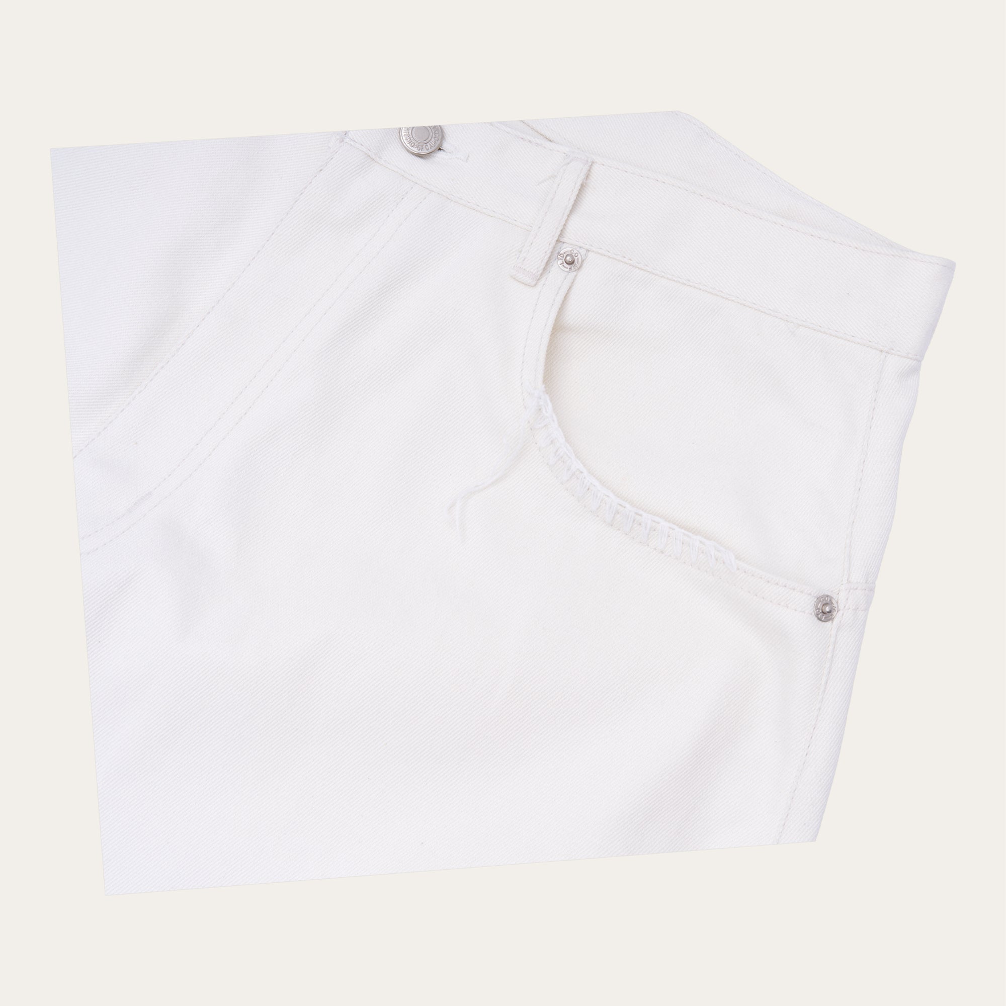 UL Denim Pants 05 Cream
