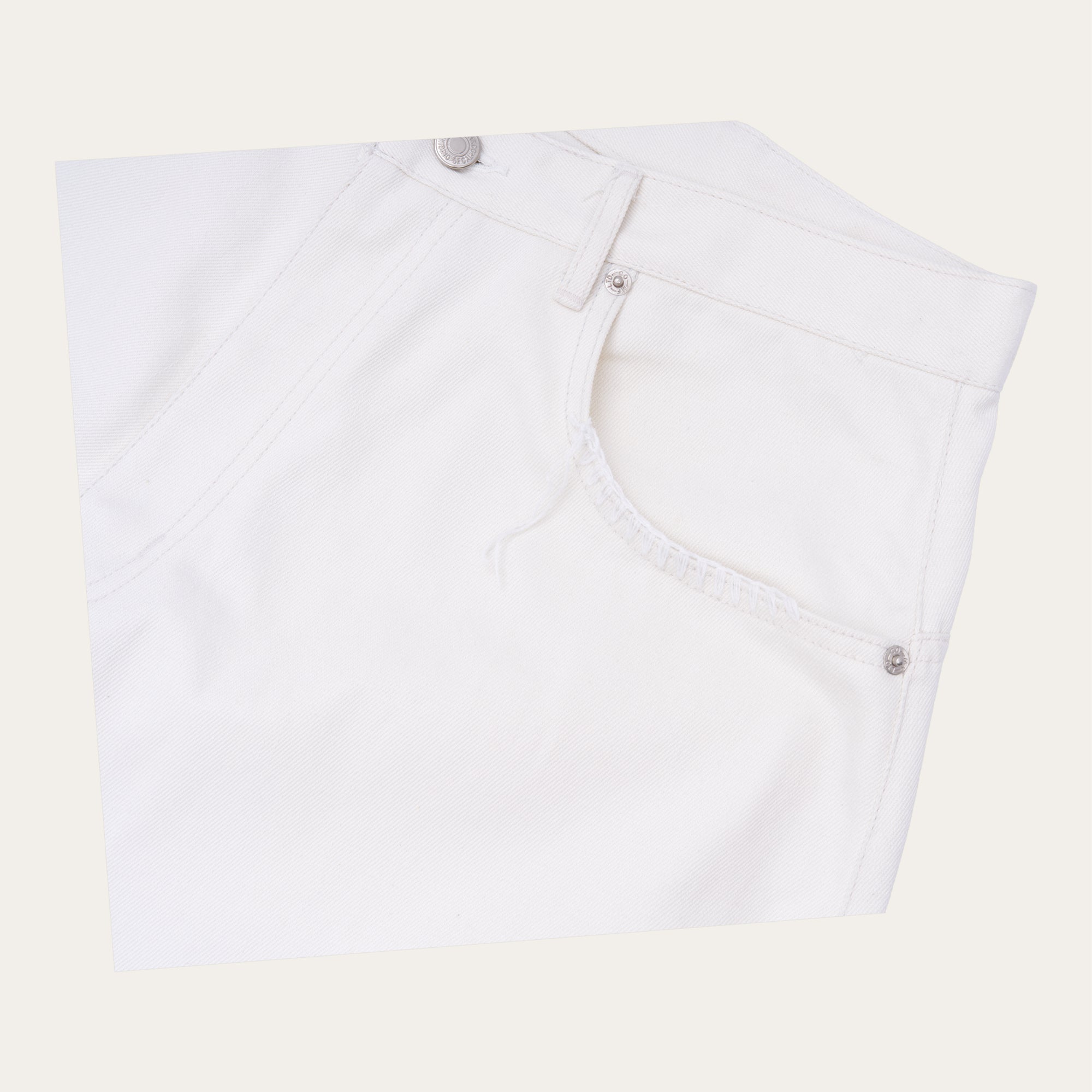 UL Denim Pants 06 Cream