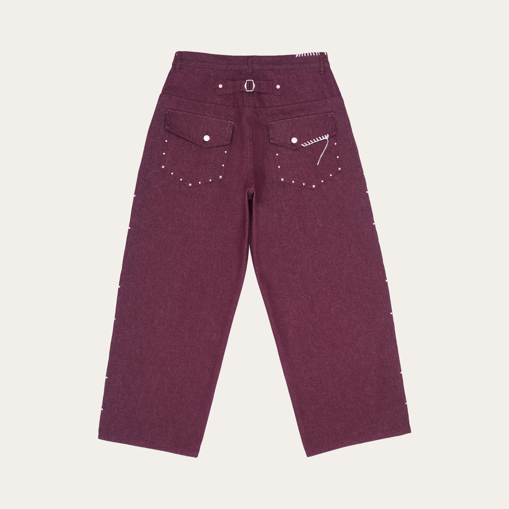 UL Denim Pants 06 Red