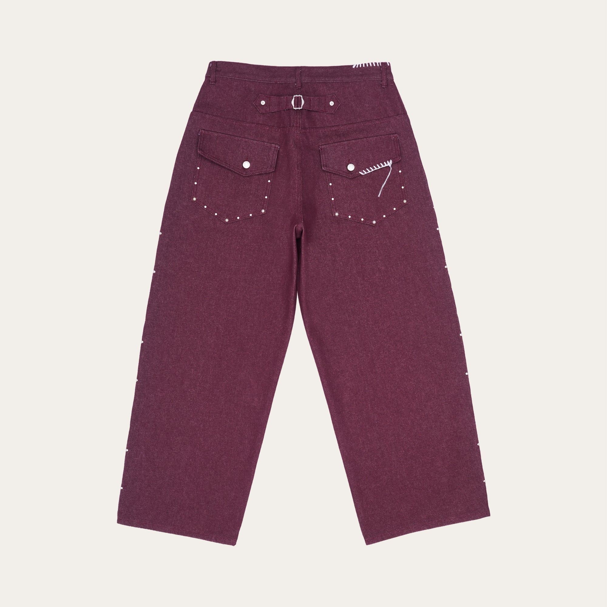 UL Denim Pants 06 Red