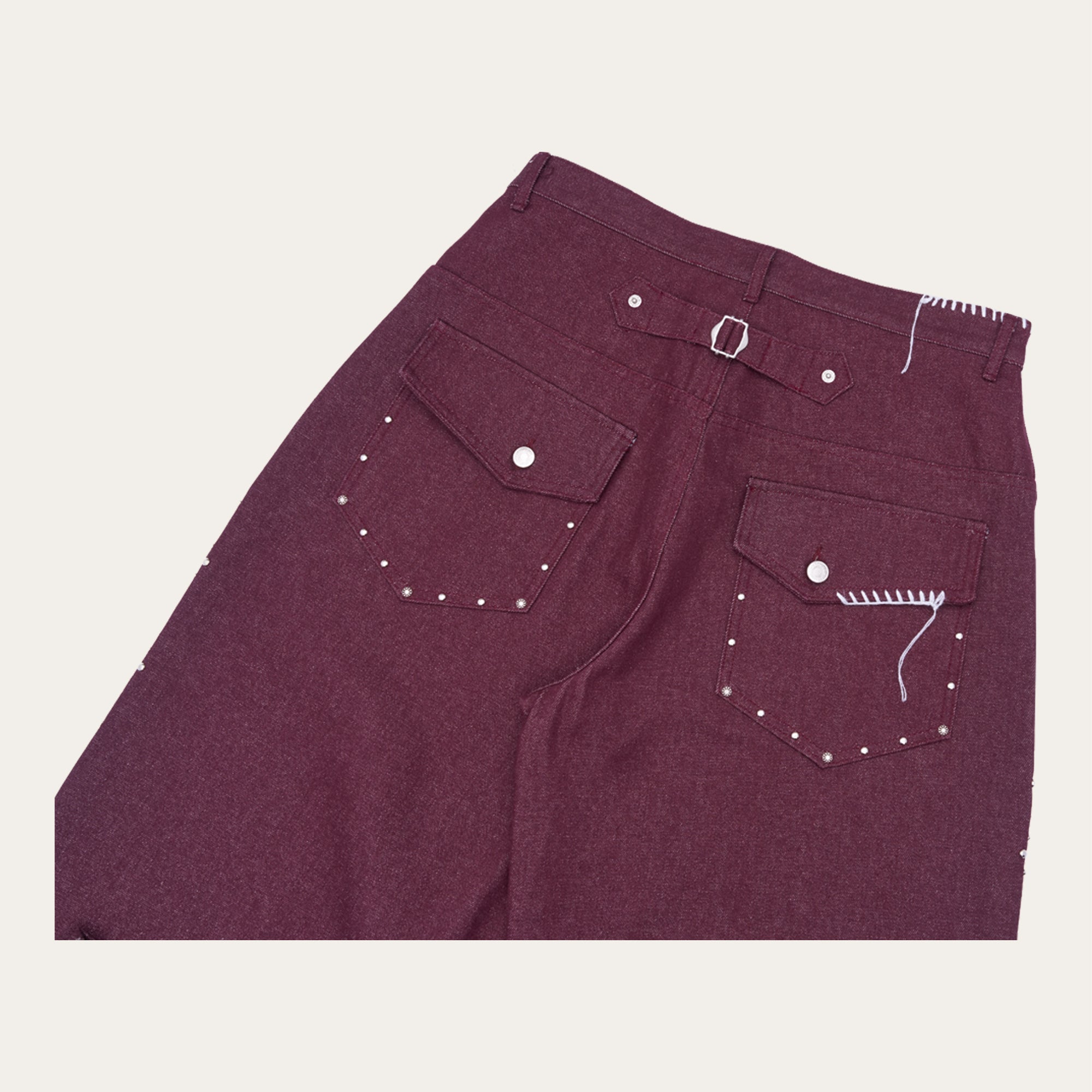 UL Denim Pants 06 Red