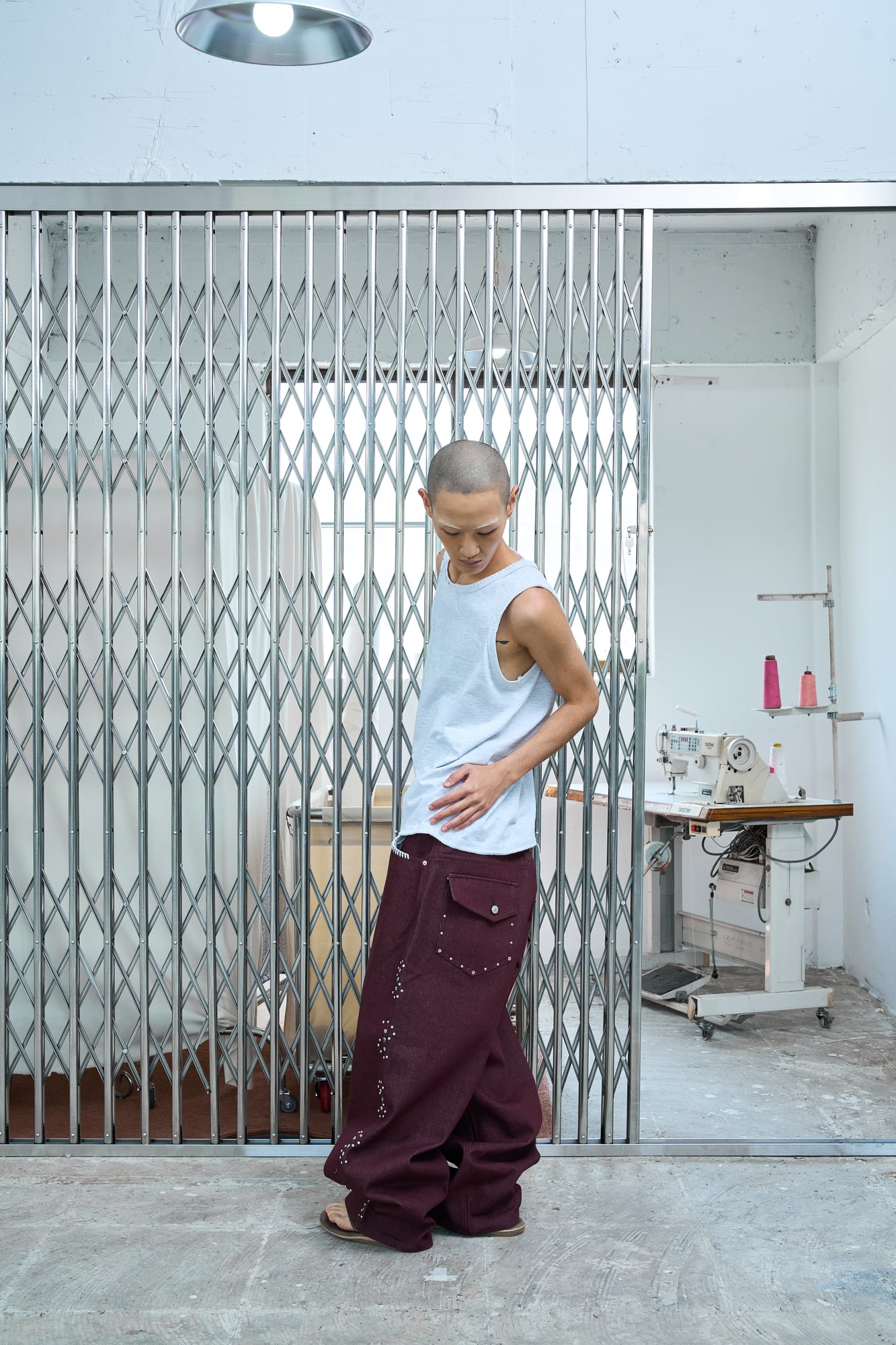UL Denim Pants 06 Red