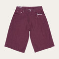 UL Denim Shorts 07 Red